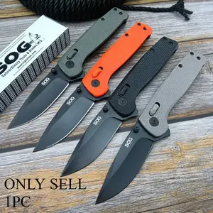 Hot Selling High Quality Outdoor Pocket Folding Knife D2 Blade Nylon Fiber Handle Camping Fishing Knife Jungle Survival Gear Survival Equipment Multi-Purpose Knife EDC Carrying Tool Christmas Gift Portable Multipurpose Knives
