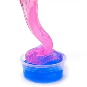 Diy Color Gradient Slime Stretchy Non-Sticky Crystal Slime For Kids Teens Multicolor Ideal Funny Anti Stress Toys