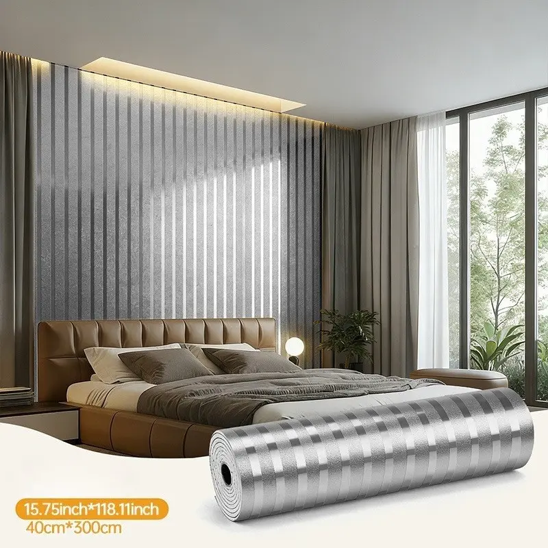 2 Rolls Grid Pattern Wallpaper, Living Room TV Background Wall Decor, Removable No Residue, Covers Cracks Stains, Apartment Renovation Kitchen Bathroom, Peel and Stick Wallpaper