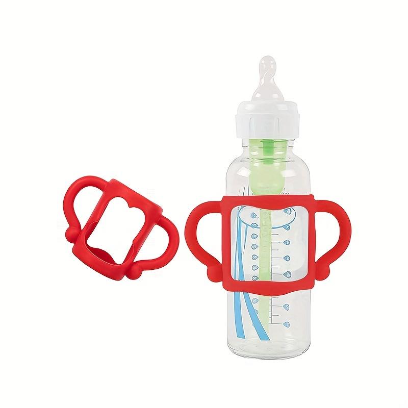 1pcs/2pcs Baby Bottle Handles and Silicone Sleeves, Multi-Functional Design for Easy Grip, Ideal for Confident Infant Newborn Baby Feeding