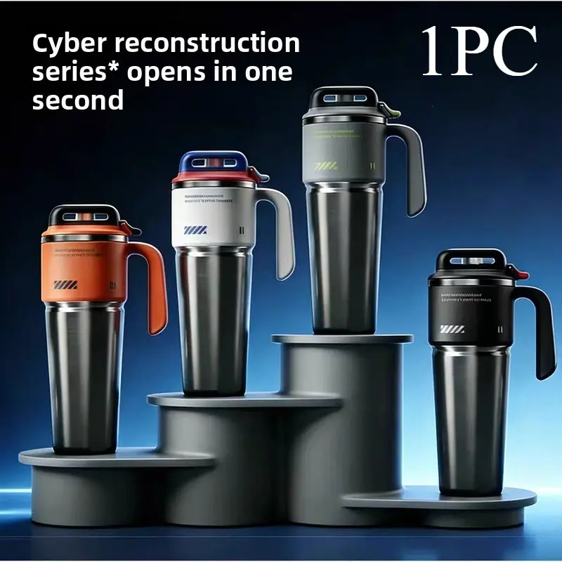 1000ML Cyber Car Ice Insulated Cup, Thermal Mug, 2026, No Qualifications Required, Ca_prop_65_re, Model_xinghao