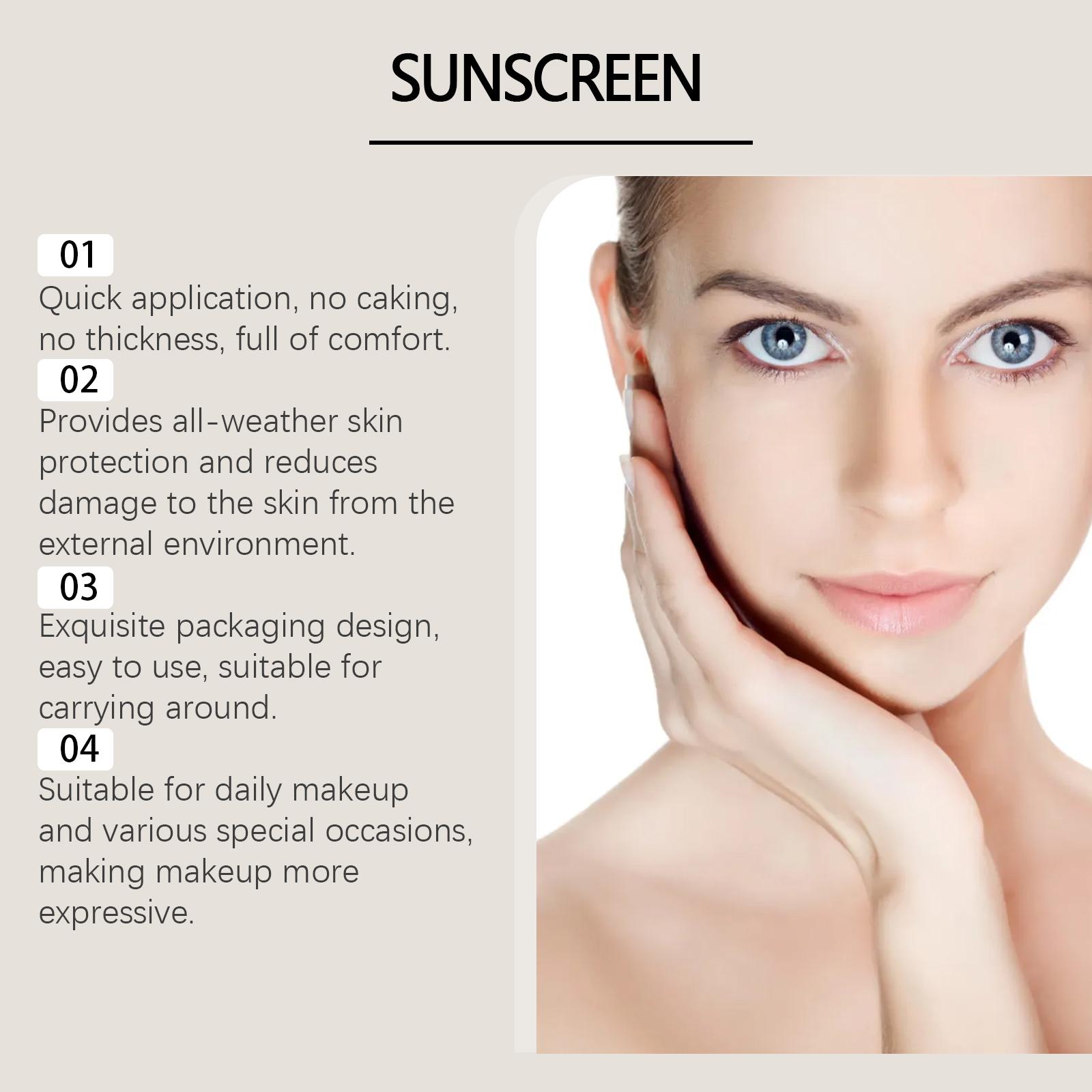 ZEPHOCO 3-Color Sunscreen, Tone-Up Brightening + Sun Protection, Aloe Soothing & Hyaluronic Acid Hydration, Lightweight Non-Greasy Fast Absorbing, Even Skin Tone for All Skin Types Correcting Primer