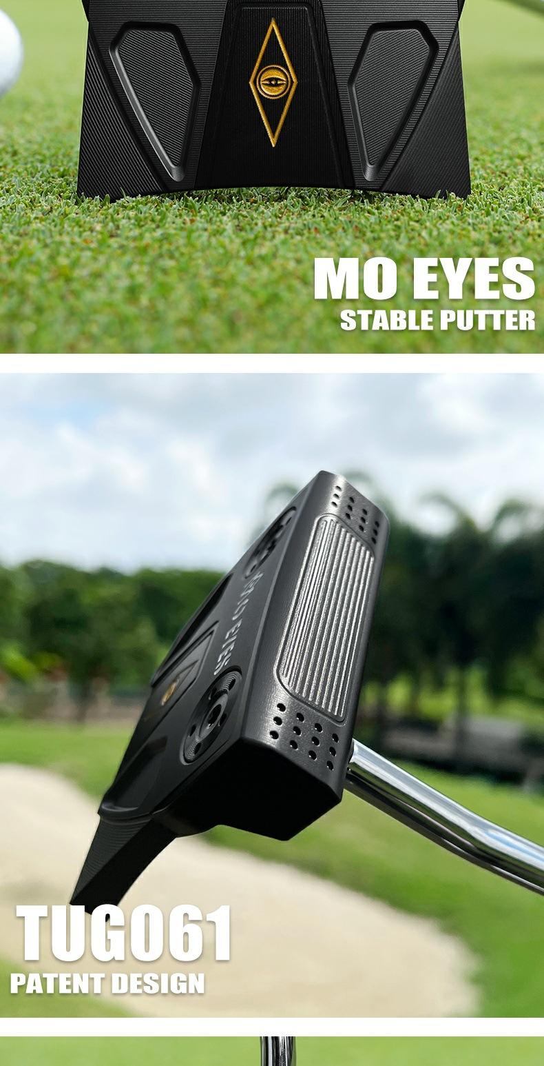 MO EYES Golf Putter - Men's Single Club (S20C Soft Iron Forged) - High Stability Model