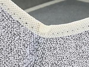 Closet Organizers Bins 6 Packs - Large Closet Shelf Organizer with Handles, Fabric Trapezoid Storage Bins, Collapsible Storage Cubes for Clothes, Towels, Light Gray