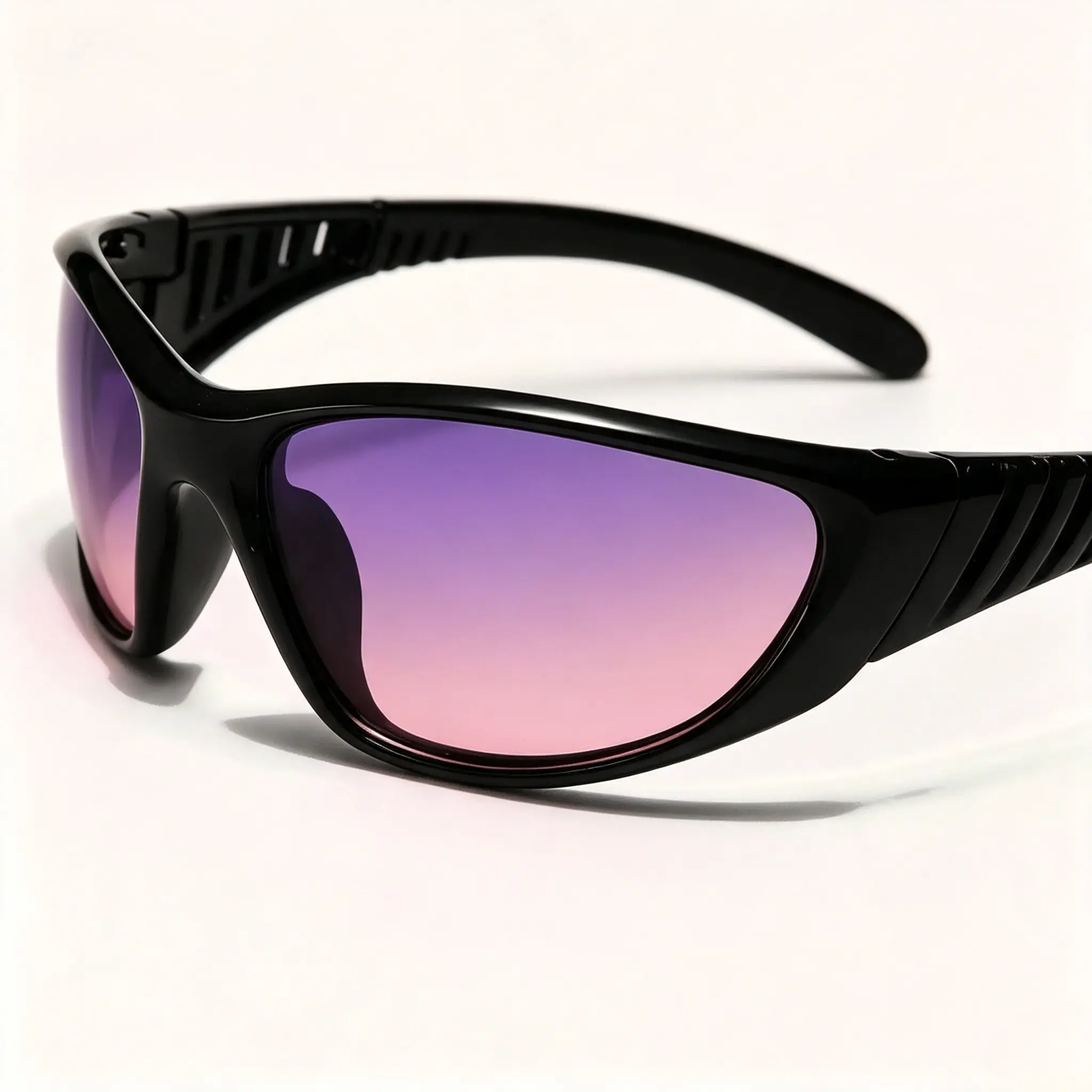 Y2K Silver Wrap Around Sunglasses, Hollow Tech Style Futuristic Shades, Trendy Cyberpunk Sports Sunglasses For Men & Women, Fashion Streetwear Eyewear For Hot Girls Daily Outdoor