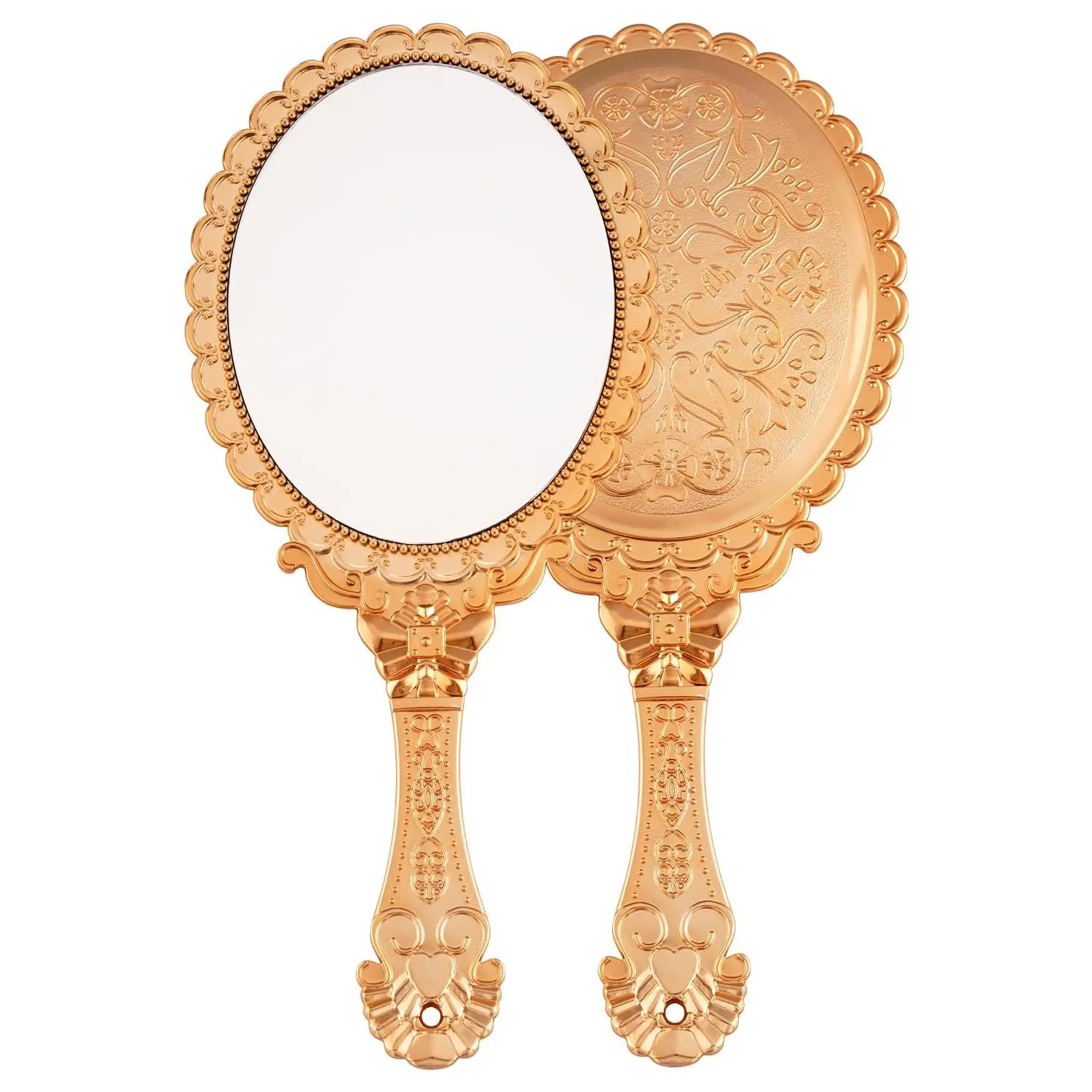 Hand Mirror  Handheld Mirror with Handle  Makeup Mirror Travel Mirrors()