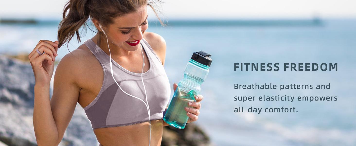 Women's Band Rings, Silicone Inner Arc Ergonomic Breathable Design with half sizes, Rubber Wedding Bands,5.5mm Wide-2mm Thick