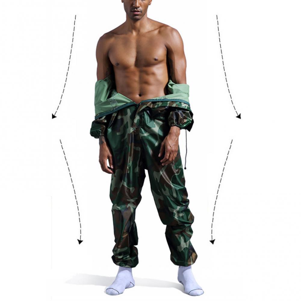 Work Raincoat Unisex One piece Coveralls Uniform Waterproof Poncho Hooded Raincoat Jumpsuit Thicken Rainwear Work Protection