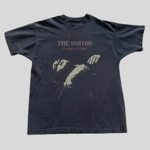 The Smiths Black Band Tee, Vintage 90s Y2K Indie Rock Shirt, Retro British Aesthetic Unisex T-Shirt