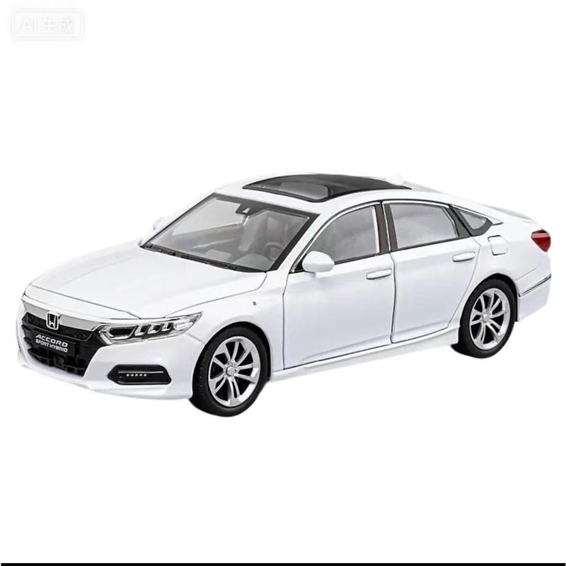1:24 Luxury Sedan Sound and Light Alloy Metal Die-cast Car Model Collectible Hobby Decoration Fashion Holiday Gift Box for Boys