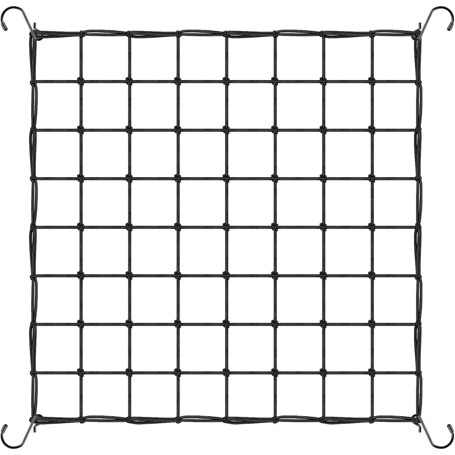 Trellis Netting, Scrog Net with 4 Hooks, 4x4 Trellis Nets for Grow Tent, Heavy-Duty Plant Net for Cucumber Gardening and Horticulture, Grow Tent Accessories(1 Pack)