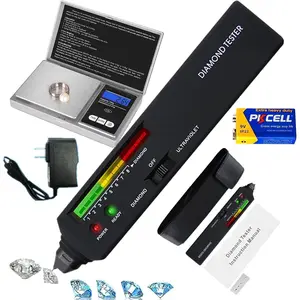 Professional  Tester Pen with 365nm UV Light & Thermal Sensor -  0.5s Detection, 200g/0.01g Mini  Scal,  Selector for Novice and Expert (Non-Rechargeable)