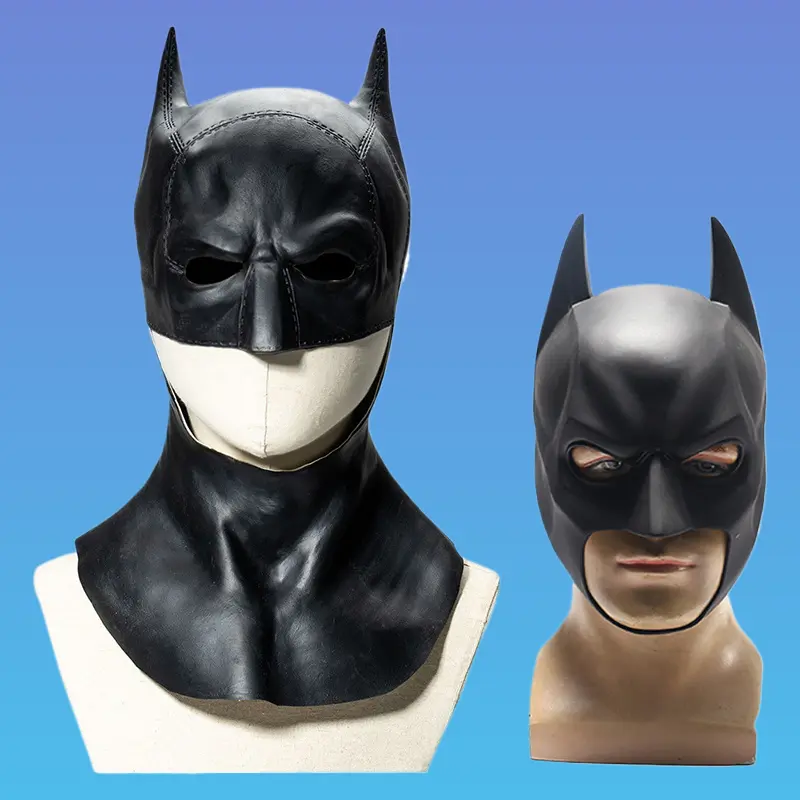 Scary Bat Hero Latex Mask Halloween Cosplay Costume Prop