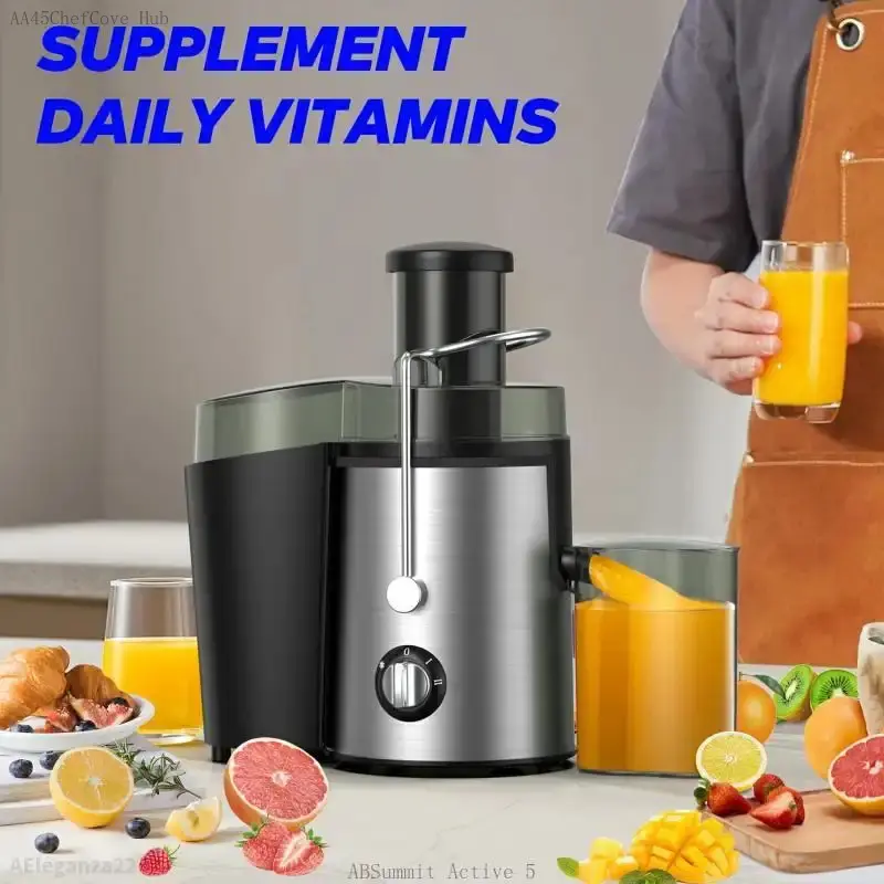 steam cleaner Qcen Beast 800W Centrifugal Juicer Machine with 3 Speeds & 3-inch Feed Ports BPA-Free Silver Juicer for Whole Fruits & Vegetables Easy to Clean International Warranty electric titanium  cold pressed juicerAEleganza22ABSummit AA45ChefCove Hub
