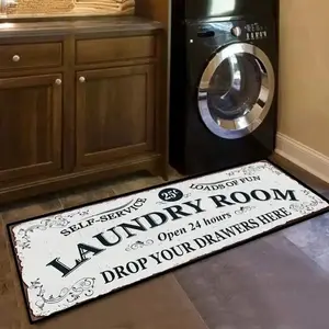 Kitchen Laundry Room Absorbent Non-Slip Algae Mud Mat, Water Absorbing Foot Pad, Home Simple Durable Washable Floor Rug, Absorbent Decorative Rugs, Home Decor Rugs
