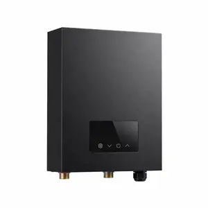 Garvee High Efficiency Tankless Electric Water Heater – 14kW 240V, Immediate On-Demand Hot Water, Self-Modulating Digital Display, Whole House System, Endless Supply – Ideal for Home Use