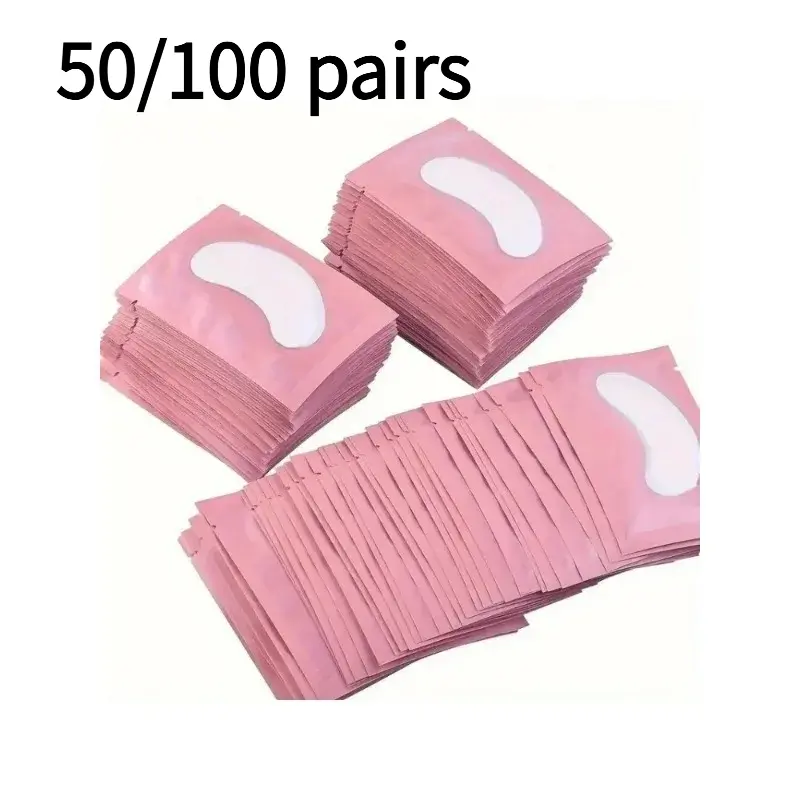 50/100 pairs of non-woven collagen hydrogel grafting eyelash eye patch planting eyelash lower eyelid isolation sticker pad