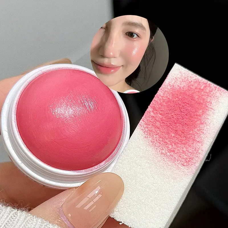 QIBEST Lip & Cheek Jelly Blush, Multi-Color Options, Soft Jelly Texture, Blendable Cream Tint, Natural Fresh Makeup for Daily Wear & Dates