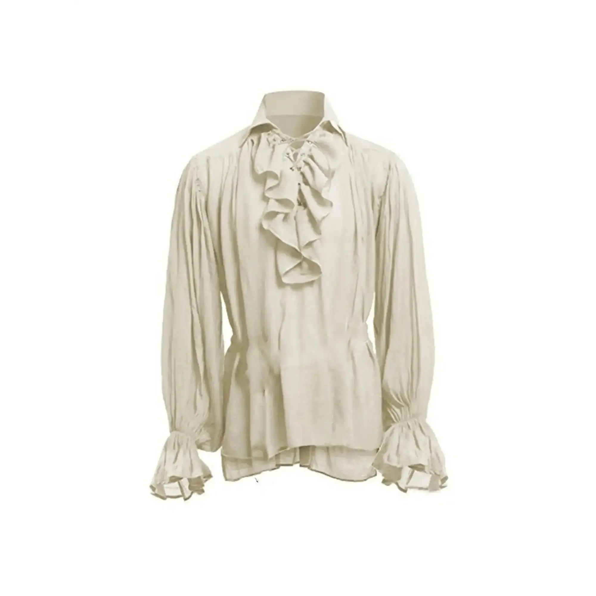 Men's Pirate Shirt Vampire Prince Poet Blouse Renaissance Vintage Gothic Tops