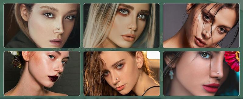 15Pcs 14K Gold Filled Nose Rings Studs 20G Surgical Stainless Steel L Shaped Nose Studs Genuine Opal CZ Nose Piercing Jewelry for Women Men