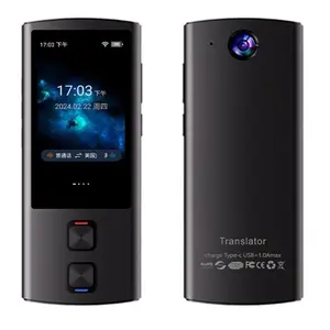 Business Translation Device, Metal Texture Body, 138 Languages, Dual Band WiFi, Essential for Business Travel, Perfect for International Trips