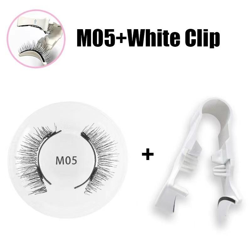 Reusable Magnetic Eyelashes No Glue Needed Magnetic Lash Kit with Clips Easy Application False Eyelashes for Beginners