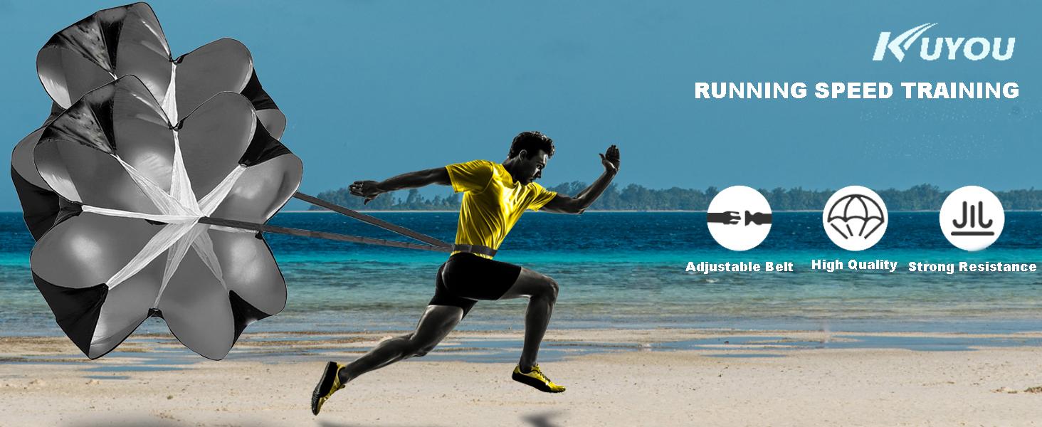 Running Speed Training Speed Chute Resistance Parachute for Speed and Acceleration Training Fitness Explosive Power Training 56-Inch Running Speed Training Speed Chute Resistance Parachute for Speed and Acceleration Training Fitness Explosive Power Training 56-Inch