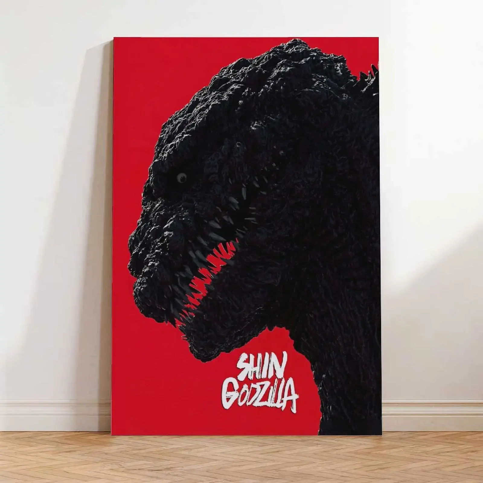 Shin Godzilla Artistic Poster Print - Dark Aesthetic Decorative Artwork, Wall Picture Decor for Living Room, Bedroom Home Supplies homeessentials
