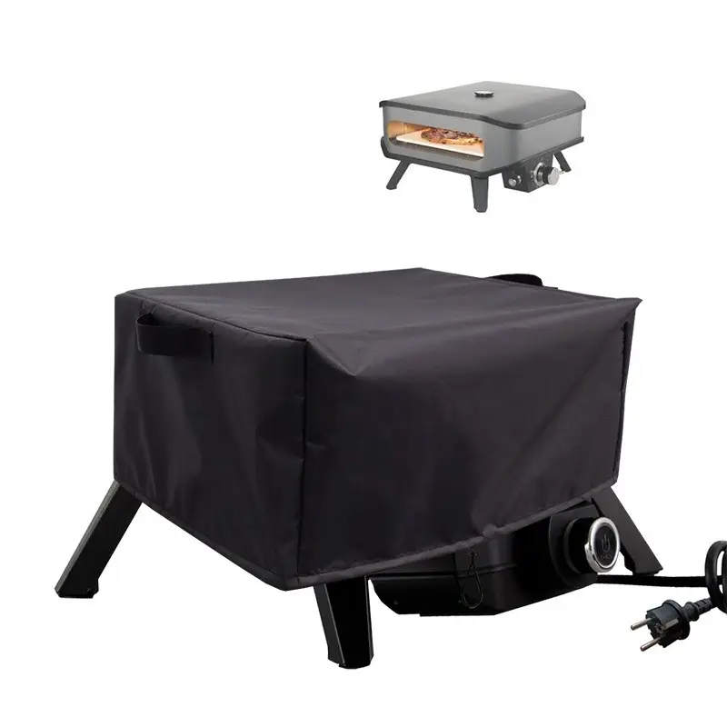 1pc Durable Pizza Oven Dust Cover, Indoor and Outdoor Patio Pizza Oven Cover, Dustproof Cover, The Cover Only.