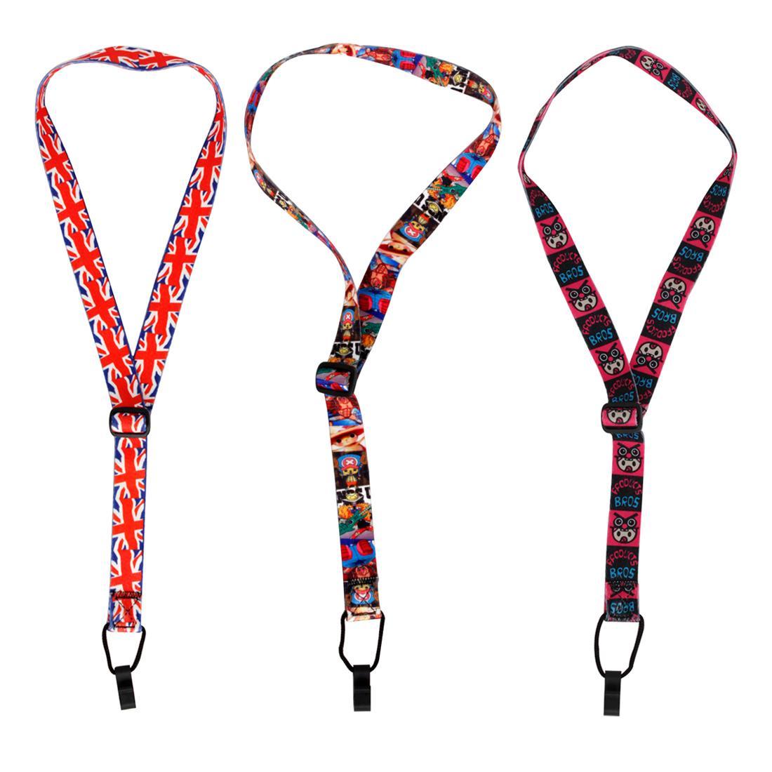 Ukulele Strap, 1 Count Colorful Adjustable Ukulele Strap, Musical Instrument Strap, Guitar Strap, Music Accessories for Guitar & Bass