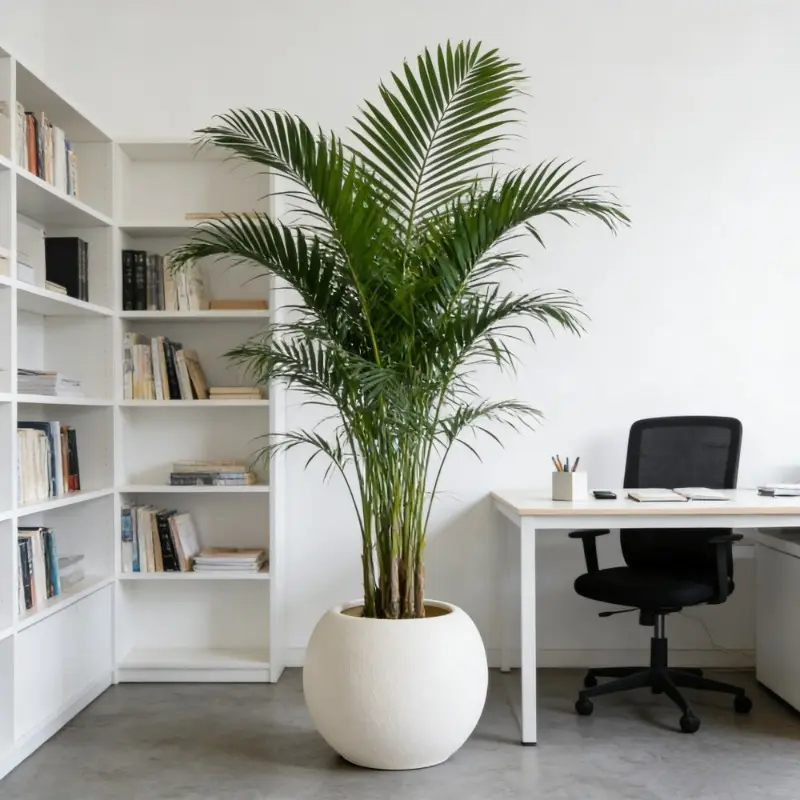 Elegant white spherical floor-to-ceiling weathering plastic flower pot, suitable for artificial plants, a variety of green plants and flowers, succulent plants, ideal gardening decoration, often used in living room home decoration, suitable for Christmas