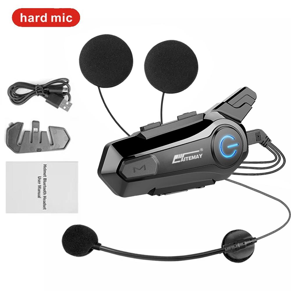 Bluetooth Headphone Motorcycle Helmet Intercom Headset 1000M For 2 Rider Intercomunicador Moto Wireless Interphone Handfree Call