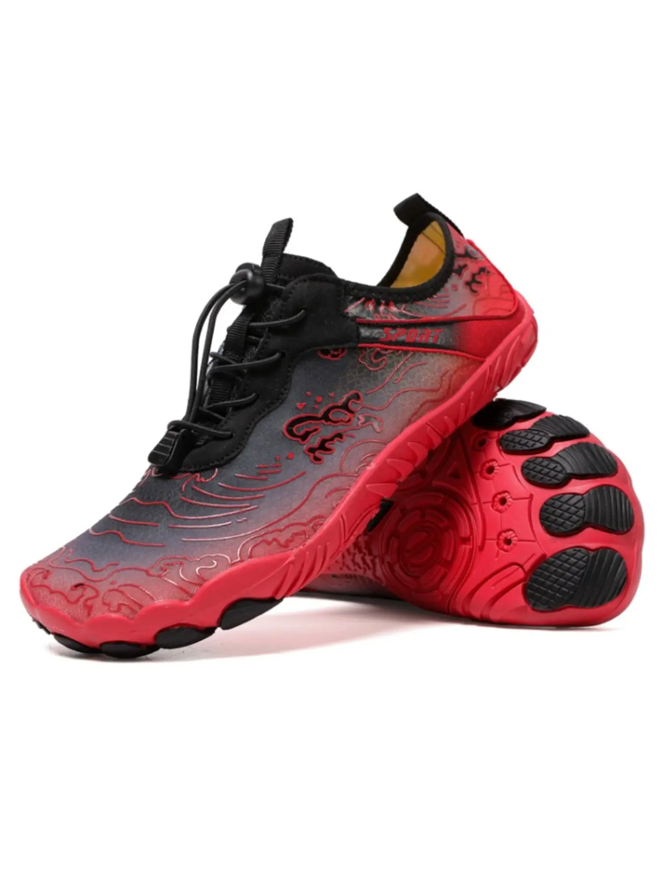 New Unisex Sporty Water Shoes, Quick-Dry Barefoot Sports Shoes, Ideal for Rivers Beach Pool Hiking Surfing Kayaking Camping, Comfortable Lightweight Design