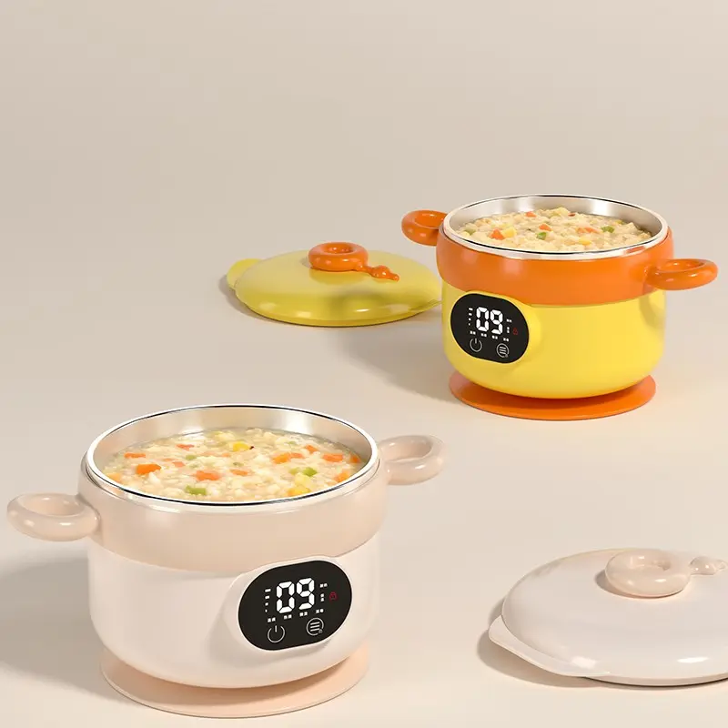 Smart Constant Temperature Bowl with Dishwasher Safe Design, Large Capacity Battery Long Lasting Power, Ideal for Seniors & Kids, Automatic Kitchen Appliances