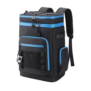 30L Waterproof Insulated Cooler Backpack, Unisex Leak-Proof Camping Bag, Ideal for Beach, Fishing, Picnics, Travel
