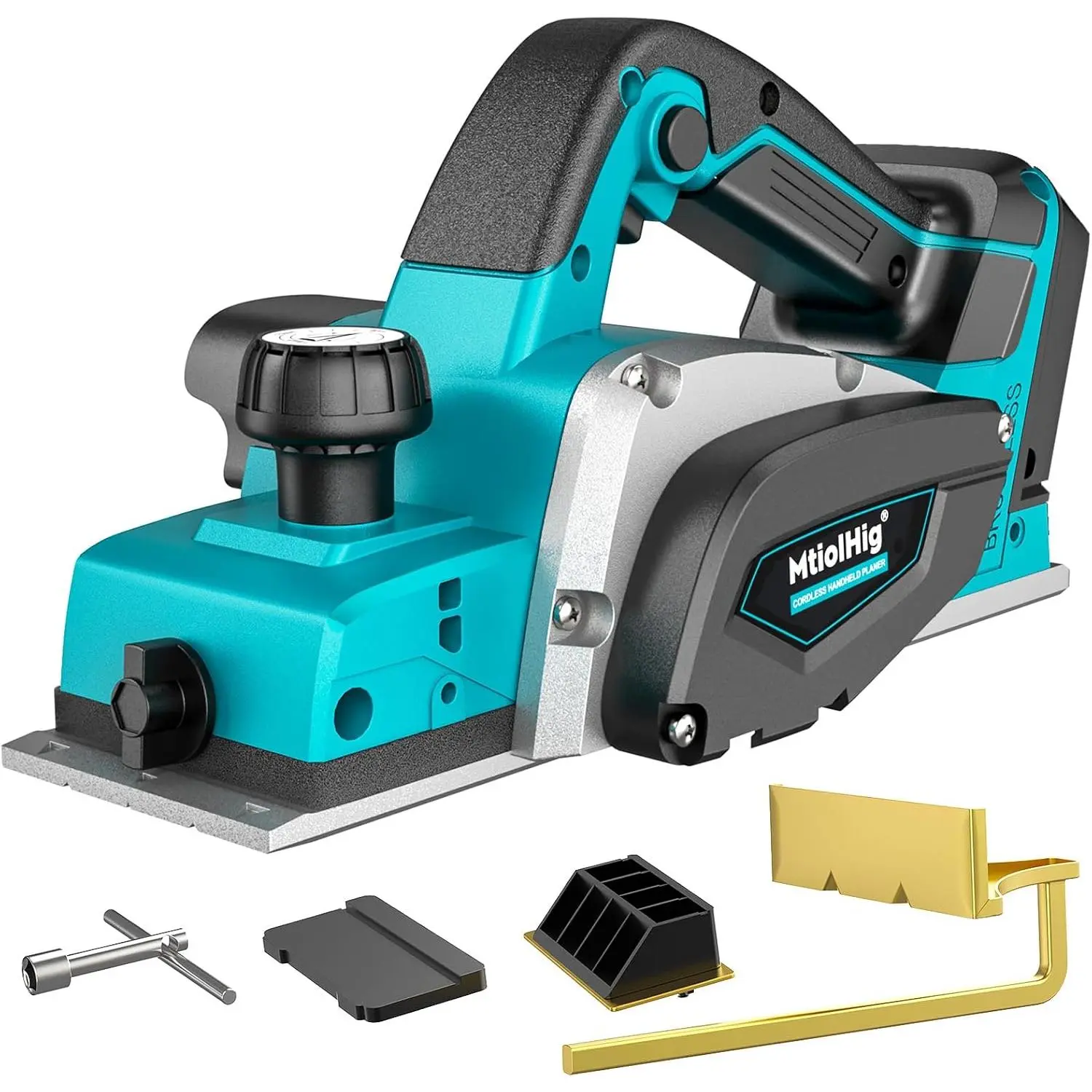 30000 CPM Planer Compatible with 18V Battery (Tool Only) 3-1/4 Inch Electric Planer - Hand Wood Planer for Woodworking, Carpentry, and Home DIY