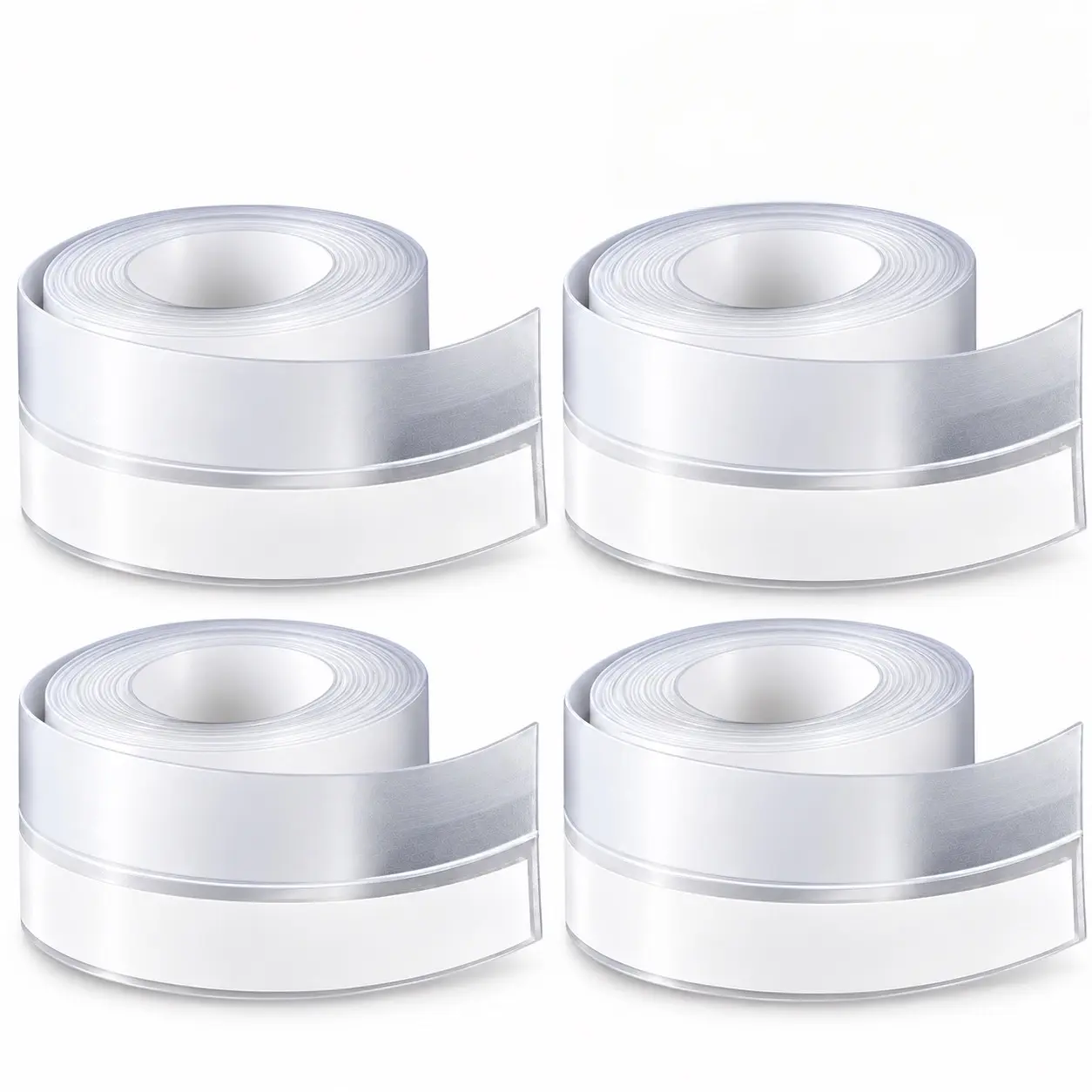 32.8Ft Adhesive Weather Stripping,  Width is 0.98 in Draught Excluder Insulation Tape for Doors, Windows, Shower Sealing-YY2