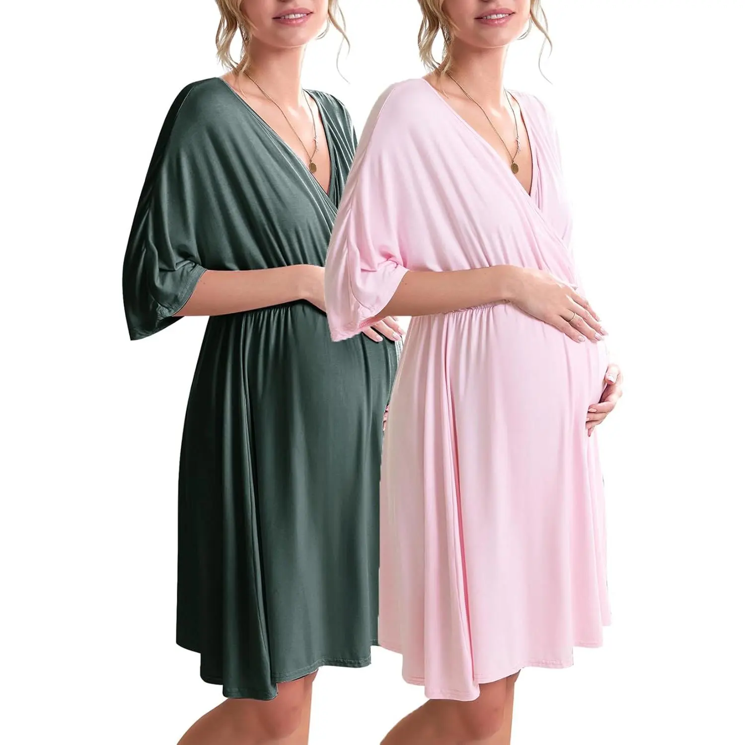 Dark Green/Pink