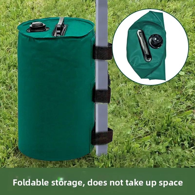 Heavy-Duty Water Bag Counterweight Sandbag, Water-Resistant Oxford Fabric Anchor Weights for Tents & Shelters, Windproof, No-Leak Refillable Design, Convenient And Reliable