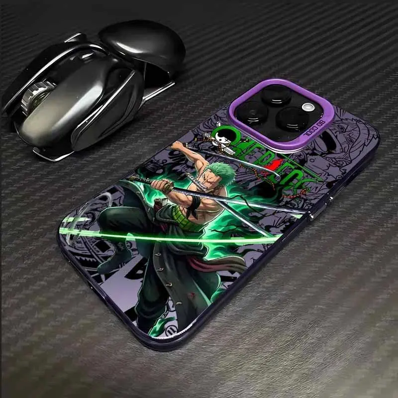 Cute Anime One P-iece Pattern TPU Phone Case Full Body Protective Anti Drop Cover Fits iPhone 17 16 15 14 13 12 11 Japanese Anime Phone Shell