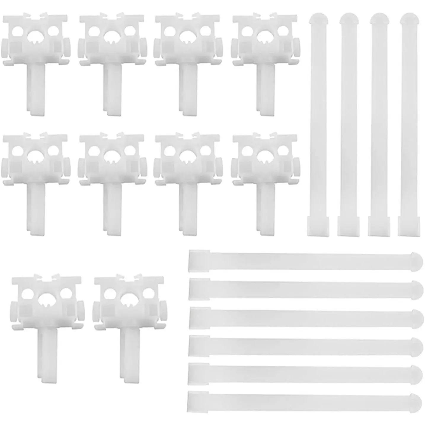10 count Vertical Blind Repair Carrier Repair Bracket Vertical Blinds Repair Kit Blinds  , White