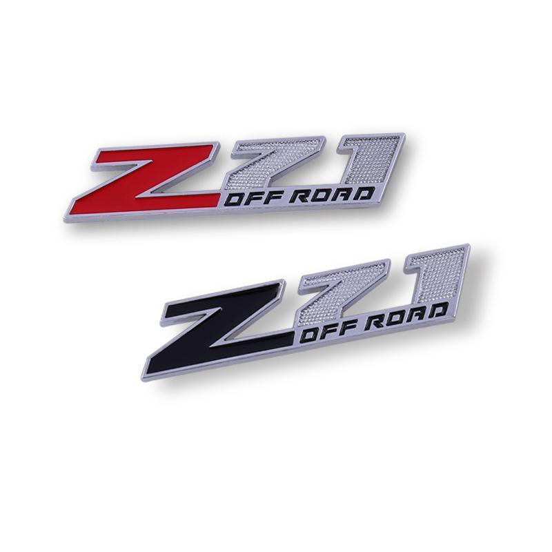 3d Metal Logo Z71 Emblem Car Fender Badge Trunk Decal For Tahoe Colorado Cheyenne Silverado Z71 Sticker Accessories