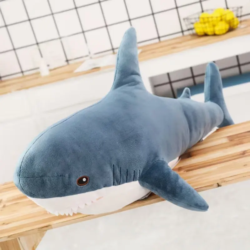 Cute Cartoon Shark Plush Toy, Soft Filled Animal, Ideal for Kids and Pets, Comfortable Plush Gift, Adorable Pet Gift, Child Gift, Huggable Stuffed Animal