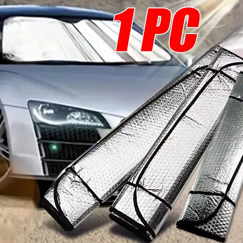 Car Window Sun Shade Windshield Snow Ice Anti-UV Protection Front Rear Windshield Block Cover Visor Auto Accessories Car Window Covers
