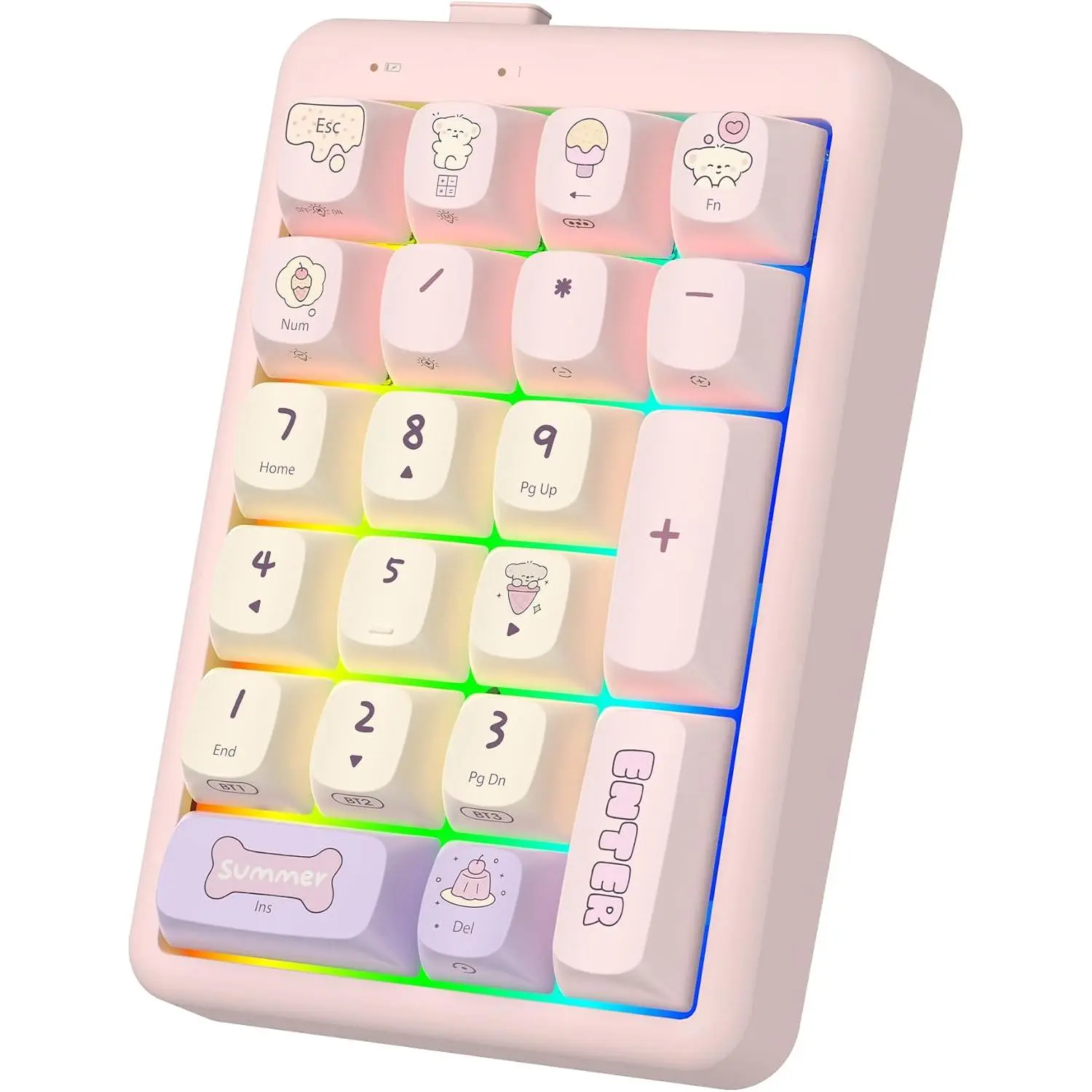 Number Pad Keyboard Mechanical Numpad Numeric Keypad for Laptop