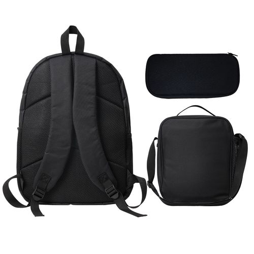 Jungle Lion Tiger Design Backpack Set, Heavy‑Duty Polyester Material
