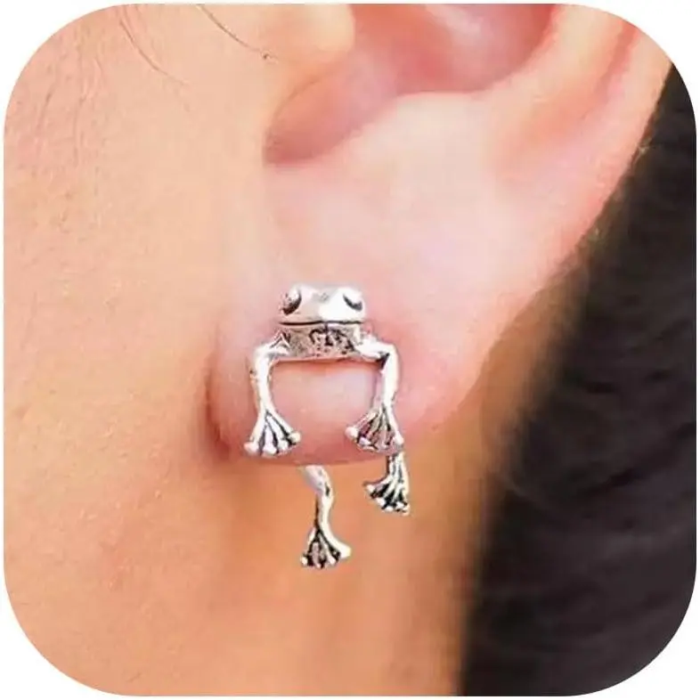 Frog Earrings for Women  Shaped  Weird Funny Trendy Fashion Accessories  Gifts