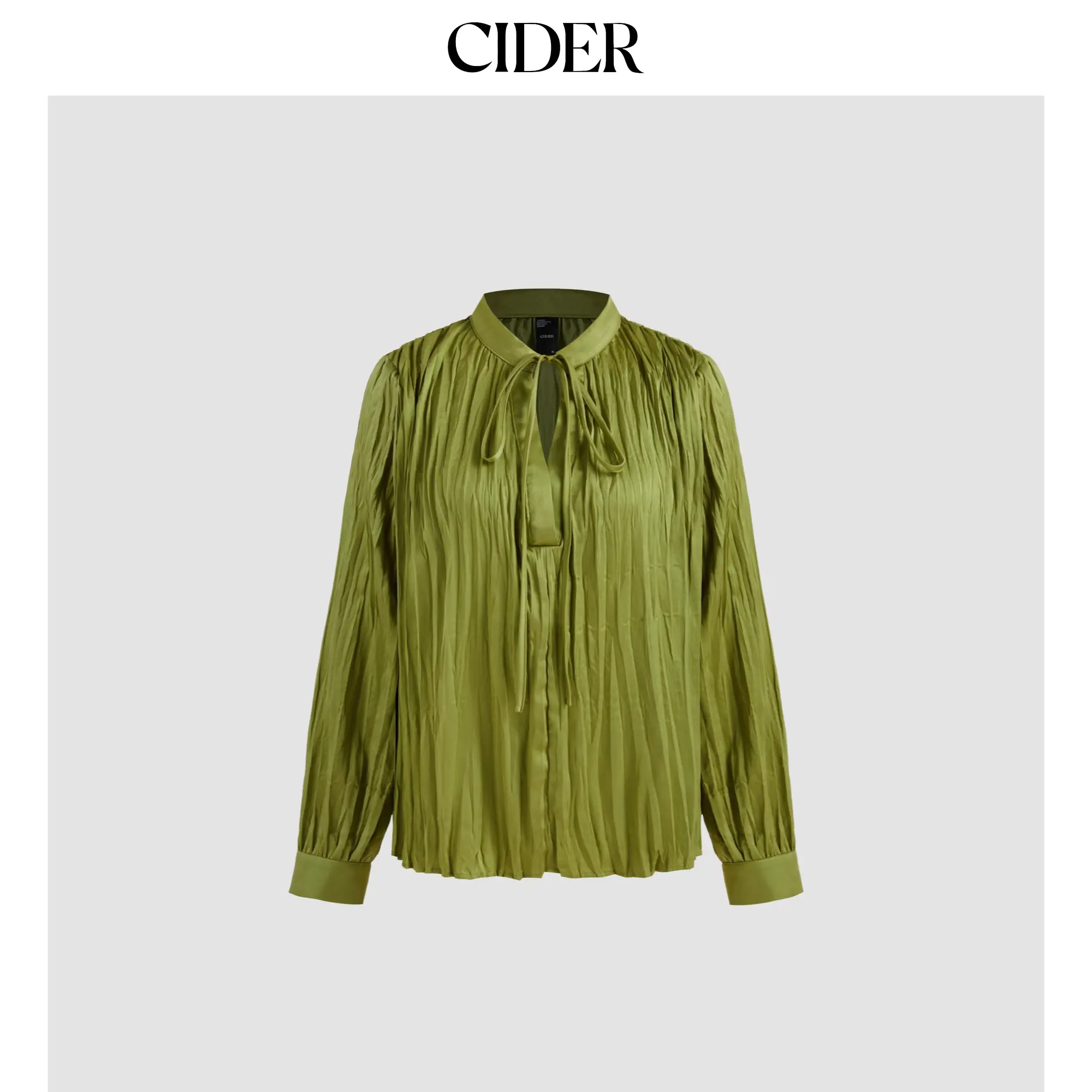 Cider [size 2-10] Solid Cut Out Pleated Knotted Long Sleeve Skirt SummerWins SummerFinds