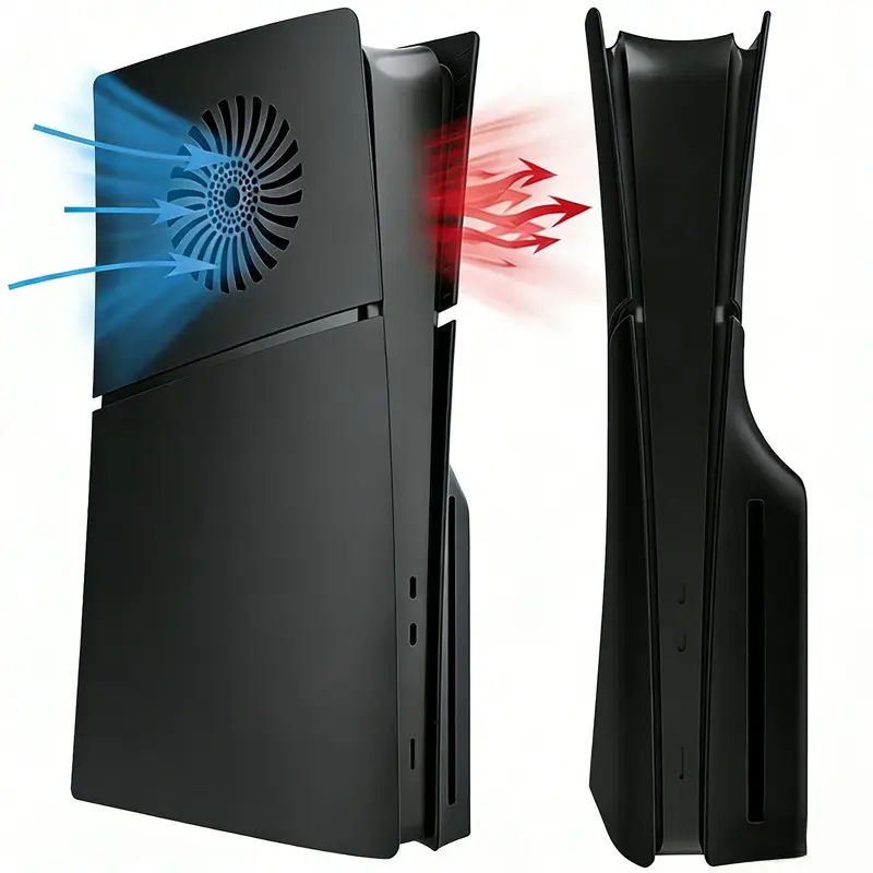 Cooling Vents Faceplate for Ps 5 Slim Disc Console, Protective Abs Panels, Compatible with Playstation 5 Slim