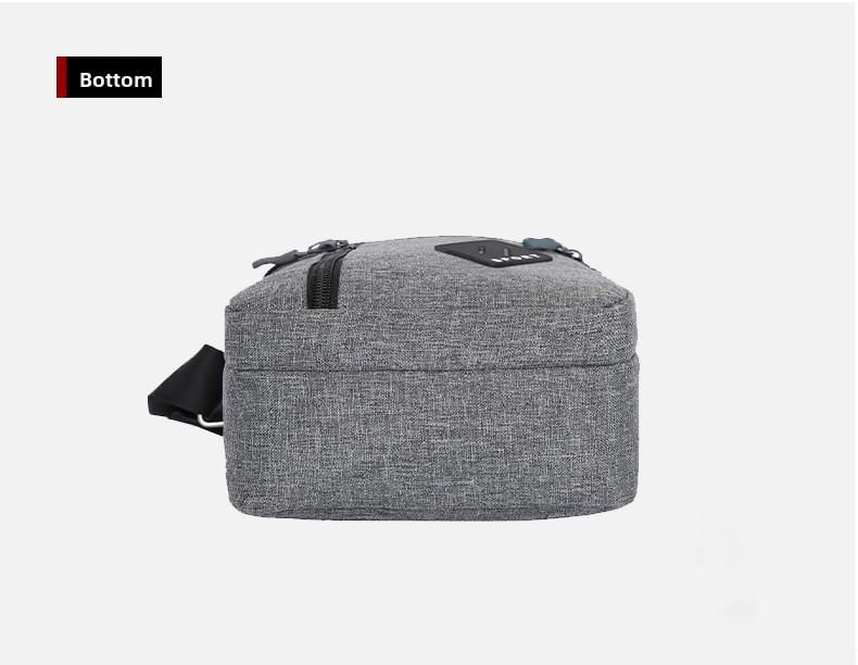 Casual Business Men Messenger Bag Version Simple Oxford Cloth Cross Body Shoulder Bag for Male Daily Use, Work, Travel Outdoors